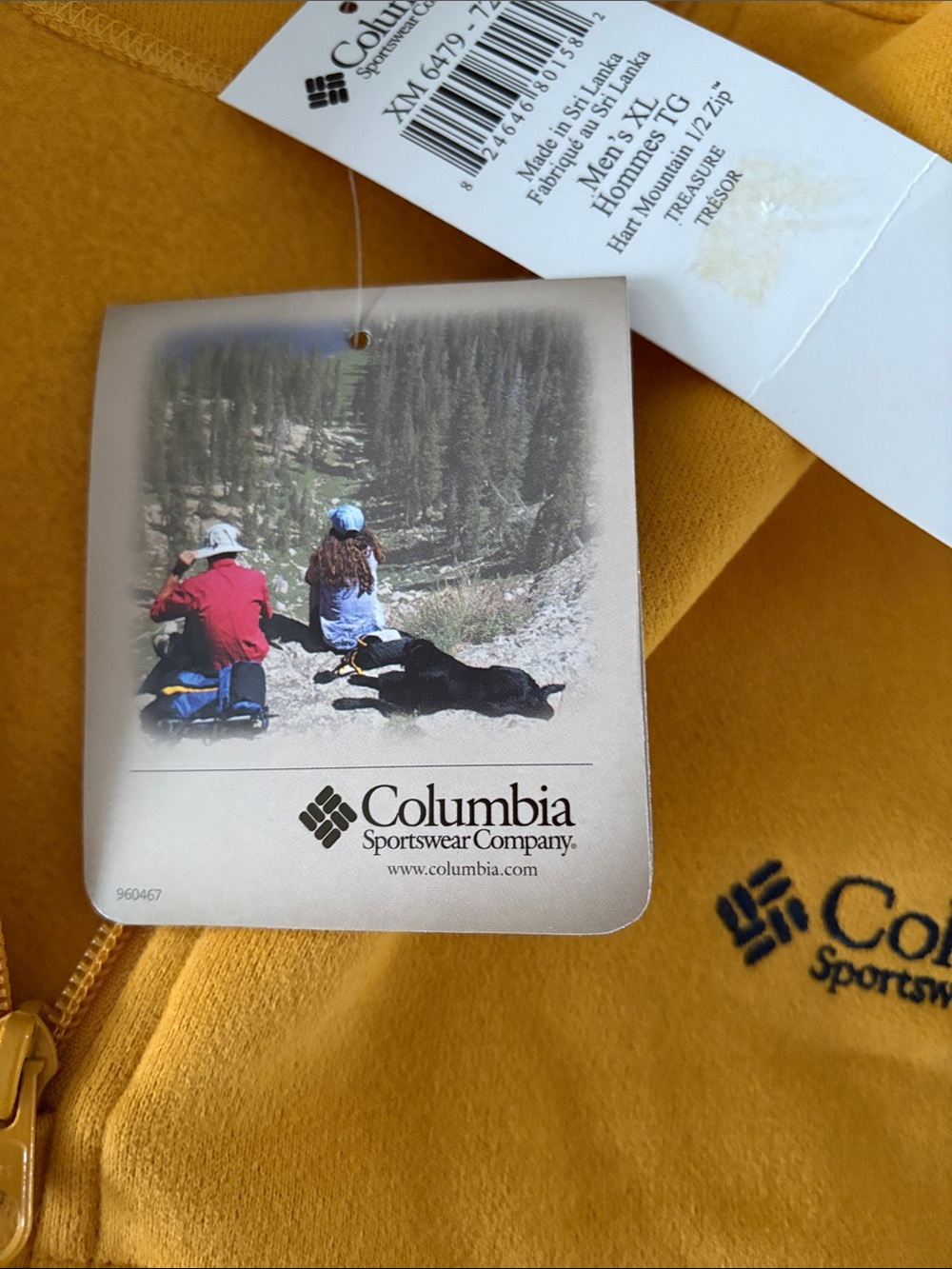 Vintage Columbia Sportswear Hart Mountain 1/2 Zip Pullover – Men’s XL – NWT - Picture 10 of 11